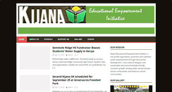Desktop Screenshot of kijana.org